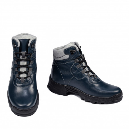 Herrenstiefel 4142 Indigo kombiniert