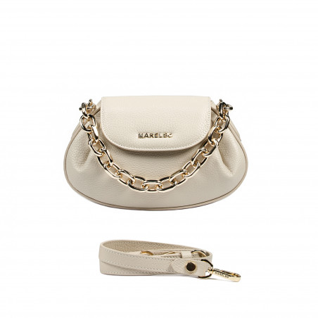 Damentasche Schultertasche 027g panna