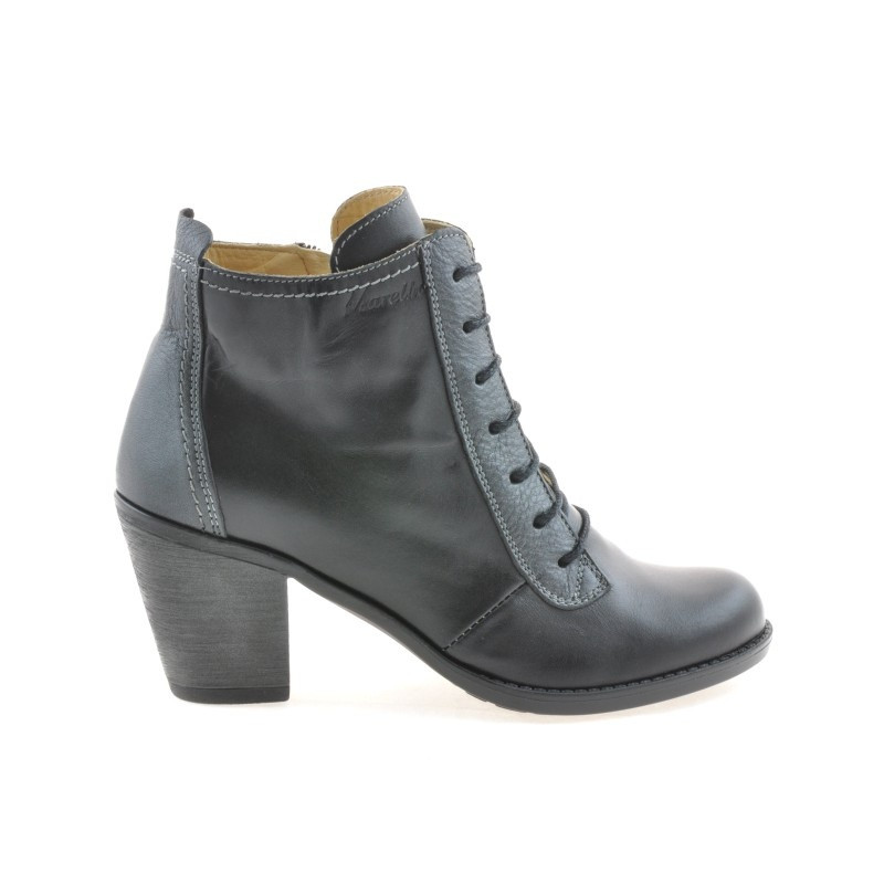 Damenstiefel 3270 schwarz+grau