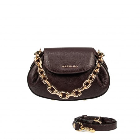 Damentasche Schultertasche 027g dunkle Schokolade
