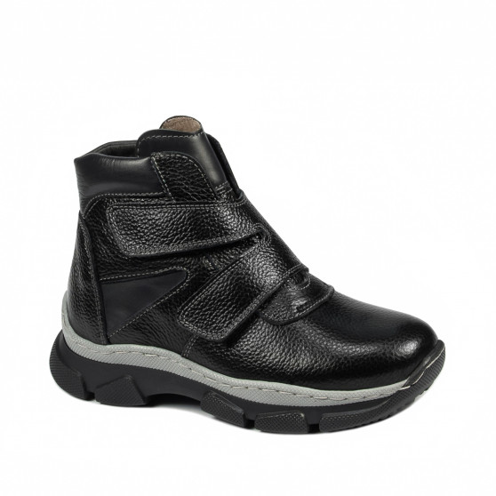 Kinderstiefel 3024-1 schwarz kombiniert