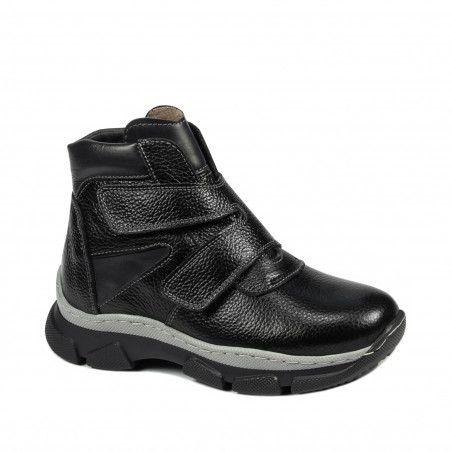 Kinderstiefel 3024-1 schwarz kombiniert