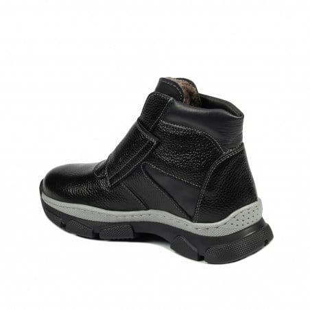 Kinderstiefel 3024-1 schwarz kombiniert