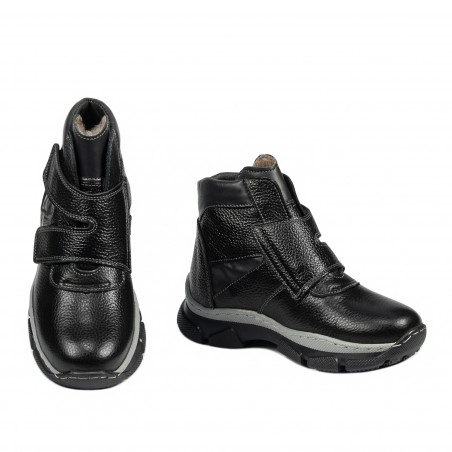 Kinderstiefel 3024-1 schwarz kombiniert