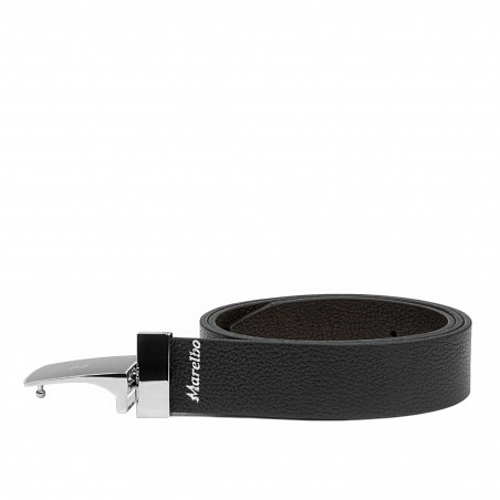 Herrengürtel 62b zweifarbig biz schwarz+biz braun