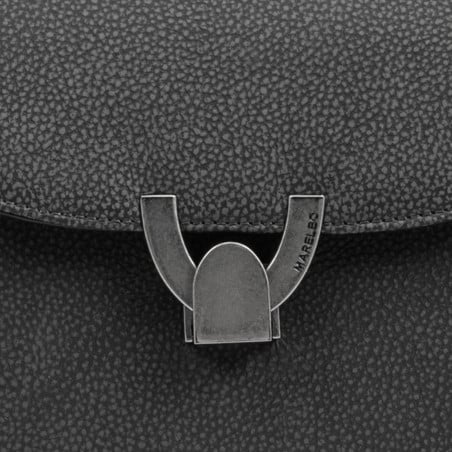 Damentasche Schultertasche 035g 01 schwarz kombiniert