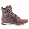 Damenstiefel 3275 bordeaux kombiniert