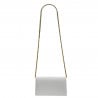 Damen Schultertasche 029g Kroko Weiß