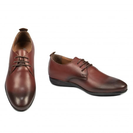 Elegante Schuhe für Jugendliche 370 in Cognac
