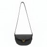 Schultertasche Damen 035g Schwarz kombiniert