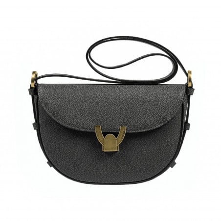 Schultertasche Damen 035g Schwarz kombiniert