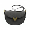 Schultertasche Damen 035g Schwarz kombiniert