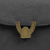 Schultertasche Damen 035g Schwarz kombiniert