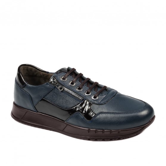 Indigo kombinierte Herren Freizeitschuhe/Sportschuhe 916-1 Indigo kombinierte Herren Freizeitschuhe/Sportschuhe 916-1