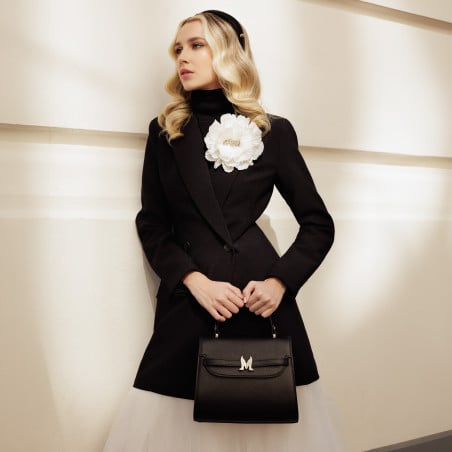 Damen-Gürtel 42-1m schwarz geprägt lifestyle