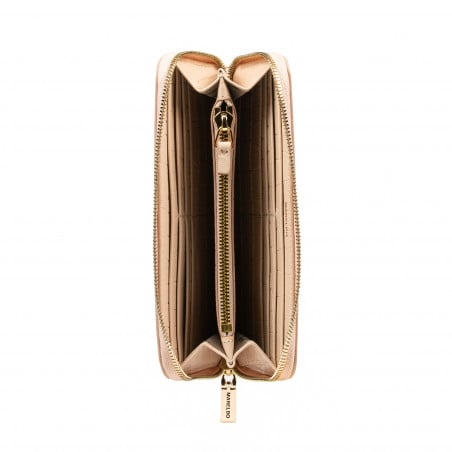 Damenportemonnaie 201g Kroko Blush Pink