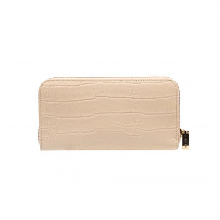 Damenportemonnaie 201g Kroko Blush Pink