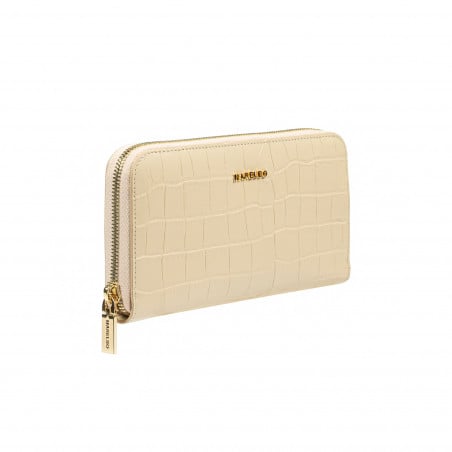 Damenportemonnaie 201g Croco Cream