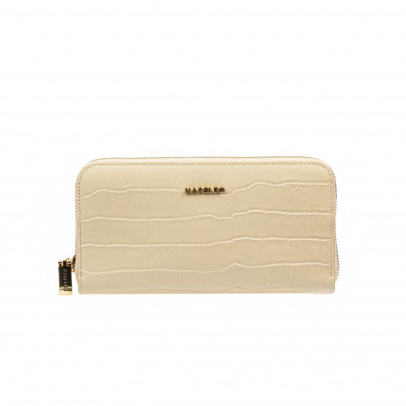 Damenportemonnaie 201g Croco Cream
