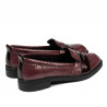 Damen Casual/Elegante Schuhe 6037 Bordo Perlmutt Kombiniert