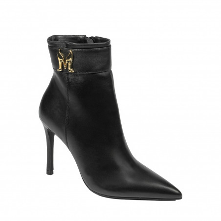 Damen Stiefeletten mit Absatz 1400 schwarz