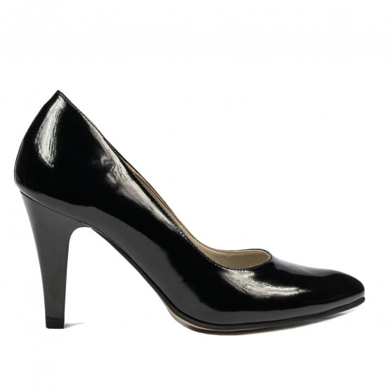 Elegante Damenschuhe 1234 schwarzer Lack