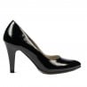 Elegante Damenschuhe 1234 schwarzer Lack