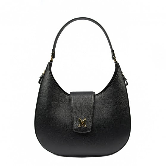 Schwarze Damen-Umhängetasche 036g Schwarze Damen-Umhängetasche 036g