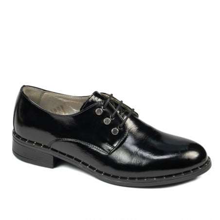 Damen Freizeitschuhe 6020 schwarzer Lack