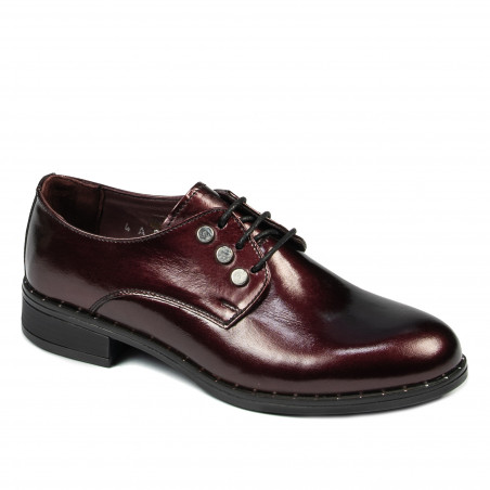 Damen Freizeitschuhe 6020 Lack Bordeaux