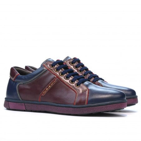 Herren Sportschuhe 849 indigo+bordeaux