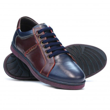 Herren Sportschuhe 849 indigo+bordeaux