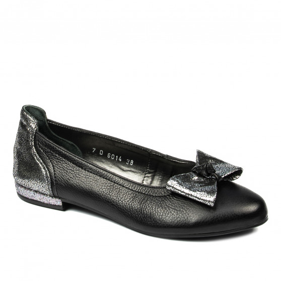 Damen Ballerinas 6014 schwarz kombiniert Damen Ballerinas 6014 schwarz kombiniert