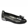 Damen Ballerinas 6014 schwarz kombiniert