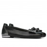 Damen Ballerinas 6014 schwarz kombiniert