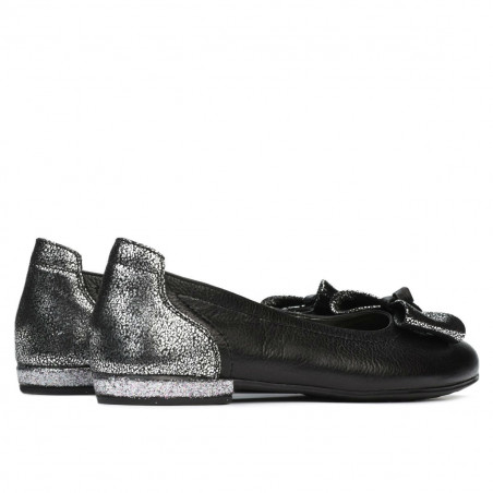 Damen Ballerinas 6014 schwarz kombiniert