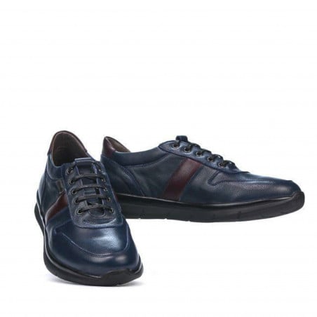 Herrensneaker 885 indigo+bordeaux