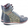 Damenstiefel 3275 kobaltblau kombiniert