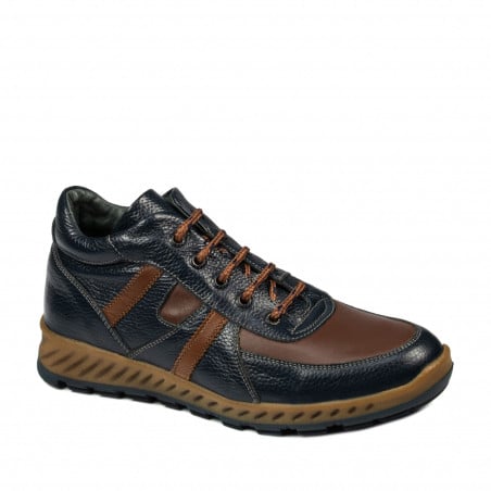 Herrenstiefel 4120 indigo+braun