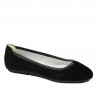 Damenballerinas 6027 schwarz Velours