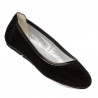 Damenballerinas 6027 schwarz Velours