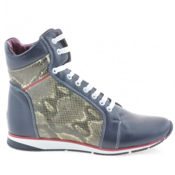 Damenstiefel 3275 kobaltblau kombiniert Damenstiefel 3275 kobaltblau kombiniert