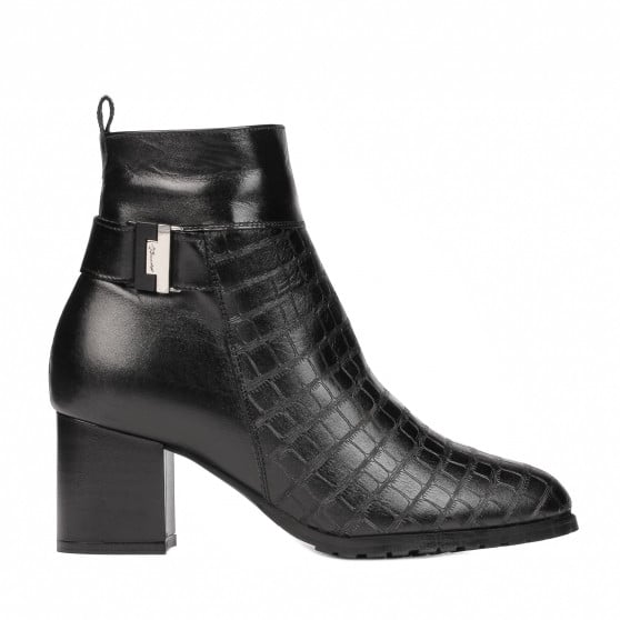 Damenstiefeletten 1169 schwarz