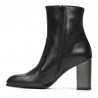 Damenstiefel 1177 schwarz satiniert
