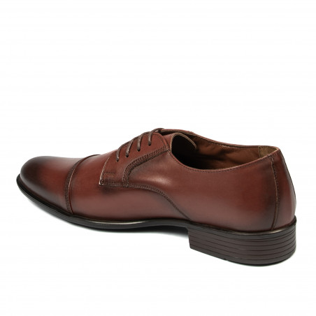 Elegante Herrenschuhe 838 in Cognac