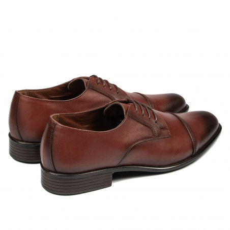 Elegante Herrenschuhe 838 in Cognac