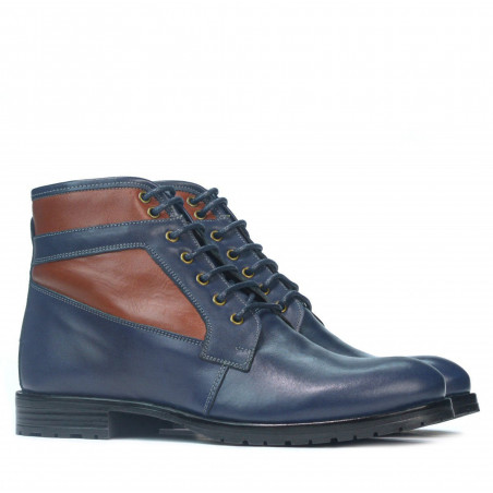 Herrenstiefel 4114 indigo kombiniert