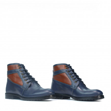Herrenstiefel 4114 indigo kombiniert