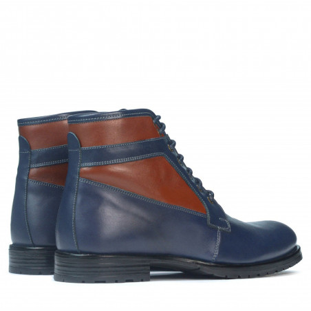 Herrenstiefel 4114 indigo kombiniert
