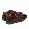 Herrensportschuhe 833 Braun+Indigo